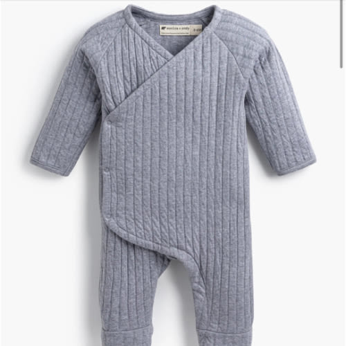 Quilted Romper - Organic Baby Clothes - Monica + Andy