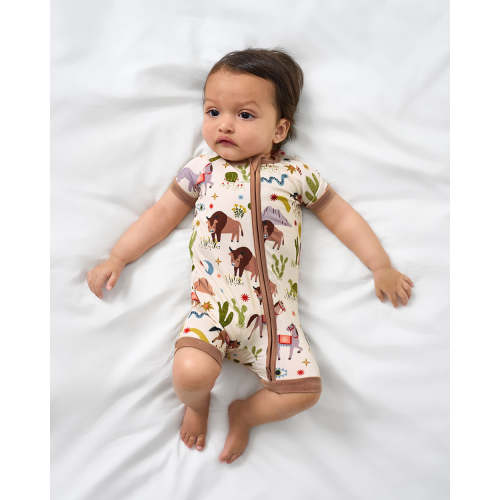 Wild Frontier Shorty Zippy | Little Sleepies (size 3-6mo)