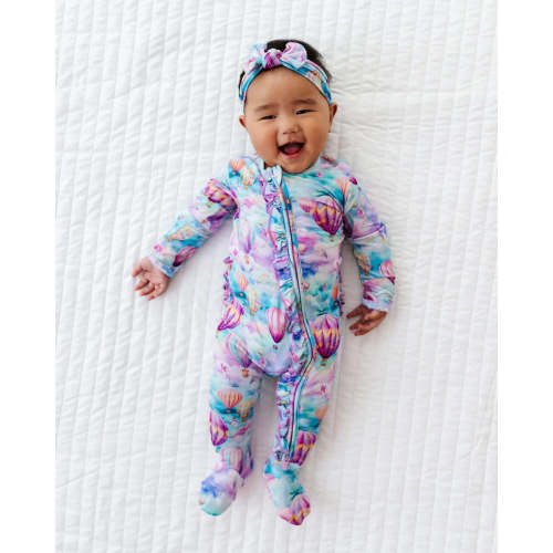Reaching New Kites Ruffle Footie