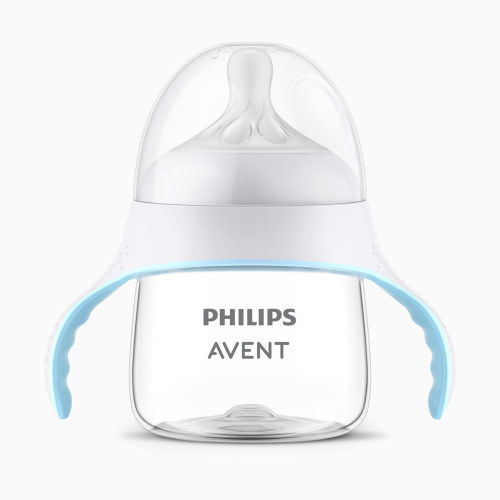 Philips Avent Natural Trainer Sippy Cup with Fast Flow Nipple and Soft Spout - Clear, 5 Oz