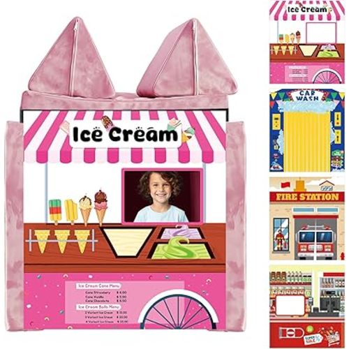 4 Pcs Play Panel for Kids Couch Foam Sofa,Children Home Play Modular Couches Panel for Toddler(Play Couch not Included)