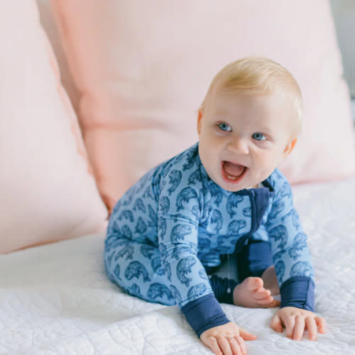 Trout Bamboo Romper I Poppy Kids Co