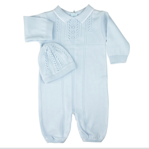 Newborn Baby Boy Coming Home Outfit | Newborn Baby Clothes | Newborn Knitted Outfit | Feltman Brothers