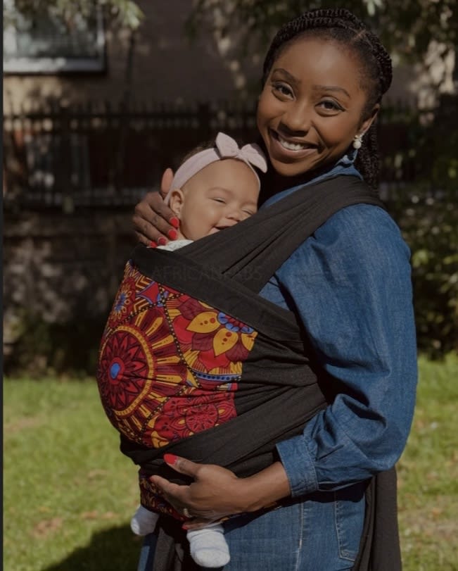 African Print Baby Carrier / Baby sling / baby wrap - Red & Yellow Man – AfricanFabs