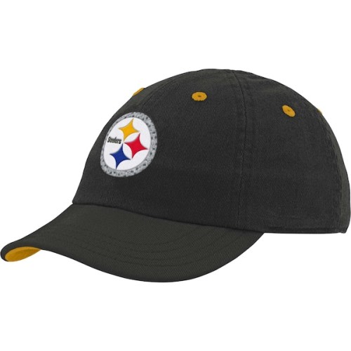 Pittsburgh Steelers Infant Team Slouch Flex Hat - Black