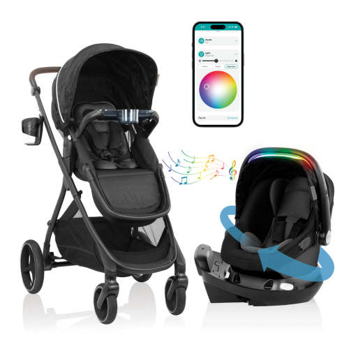 Shyft Intuiti+ Travel System featuring Revolve180 LiteMax NXT with SensorySoothe - Evenflo® Official Site – Evenflo® Company, Inc