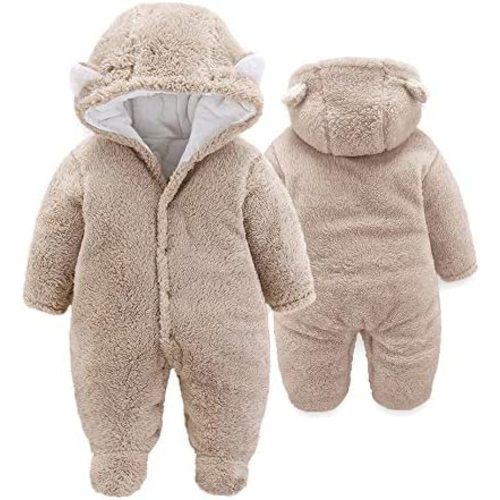 XMWEALTHY Unisex Baby Clothes Winter Coats Cute 6-9 month Jumpsuit Snowsuit Bodysuits Registry for Baby Essentials Stuff