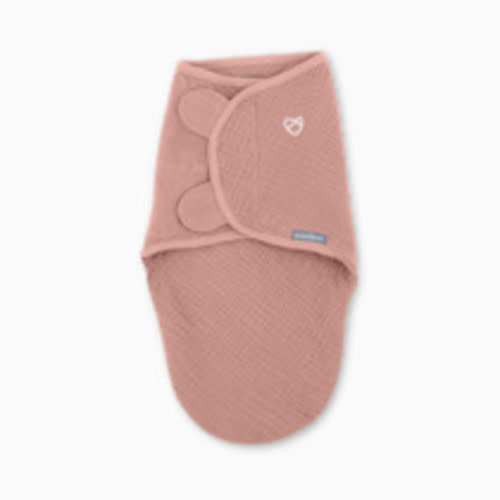 Ingenuity SwaddleMe Muslin Original Swaddle - Blush, 0-3 M