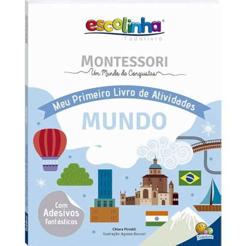 Montessori Meu P livro Atividades... Mundo (Escolinha) Hardcover – January 1, 2022