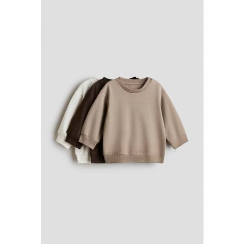 3-PACK COTTON SWEATSHIRTS