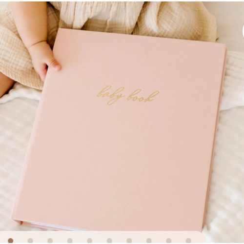 First Year Baby Memory Book - Pink