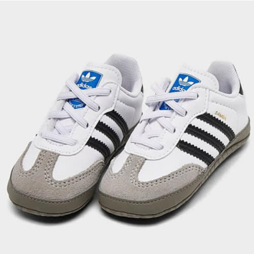 Infant adidas Originals Samba Stretch Lace Crib Shoes