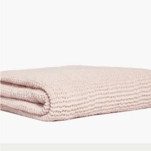 Waffle Baby Blanket | Blush