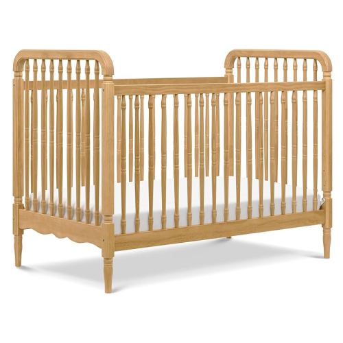 Namesake Liberty 3-in-1 Convertible Baby Crib w/Wooden Toddler Bed and Daybed Conversion - Durable, Easy to Assemble & GREENGUARD Gold Certified - 4 Adjustable Mattress Heights - Honey