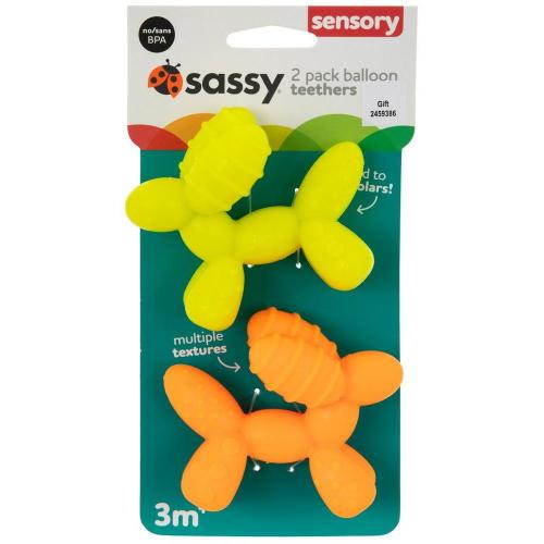 Sassy Baby Balloon Dog Teethers