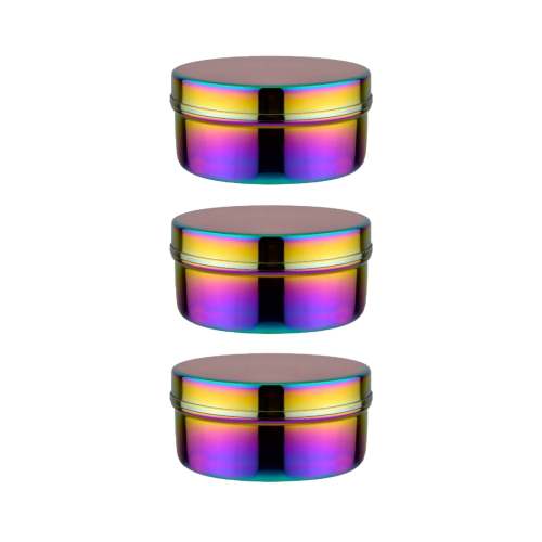 3 Rainbow Circle Containers Bundle