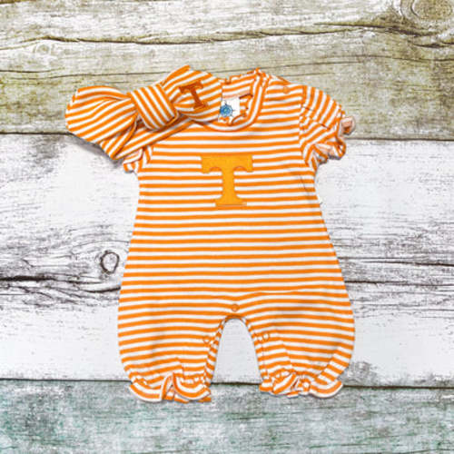 Tennessee Vols Stripe Bubble Romper – Sew Sudberry
