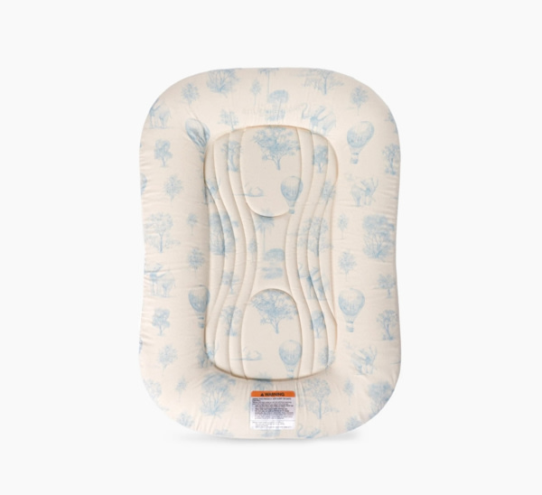 Infant Lounger Wave | Blue Toile