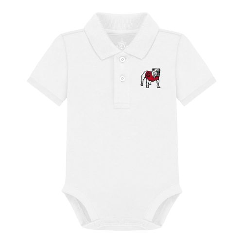Creative Knitwear College Baby Polo Bodysuit Solid - Team Logo, Multiple Colors, for Boys & Girls (0-12 Months)