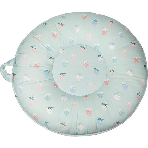 Pello Multi-use Luxe -Toddler Floor Pillow/Play Mat/Lounger (Rosie Berry Strawberry)