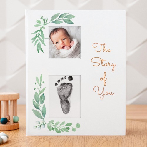 Baby Memory Book and Baby Photo Album, Baby Book Girl Boy Gender Neutral, Pregnancy Journal, Baby Scrapbook, Baby Keepsake, Baby Shower Gift