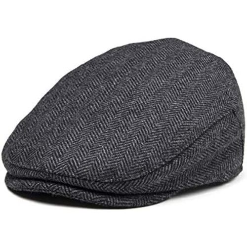 Kids Wool Tweed Newsboy Flat Cap Herringbone Boy Infant Toddler Child Youth Beret Hat