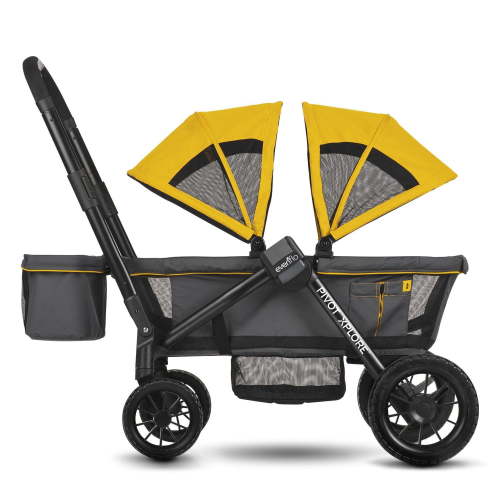 Evenflo Pivot Explore All-Terrain Stroller Wagon (6-60 Months - Max 55 lbs Per Side) - Walmart.ca