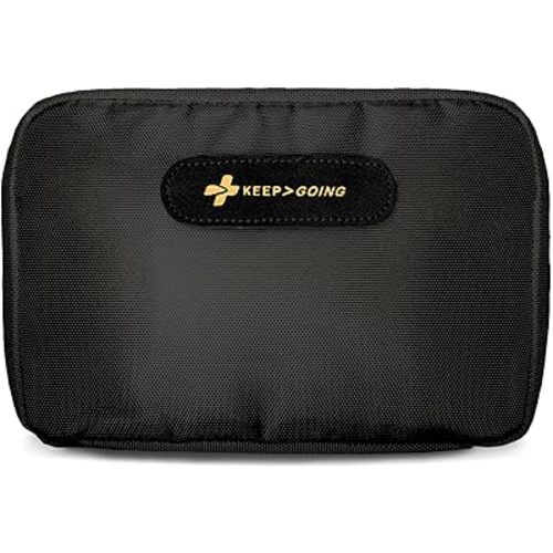 KeepGoing Travel First Aid Kit 130 Pc. - First Aid Kit for Car, Home, Hiking, Camping and Outdoor Emergencies - First Aid Kit Travel Size TSA-Approved