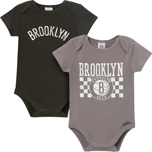 Gerber Baby NBA Boys & Girls 2-Pack Short Sleeve Onesie Bodysuits