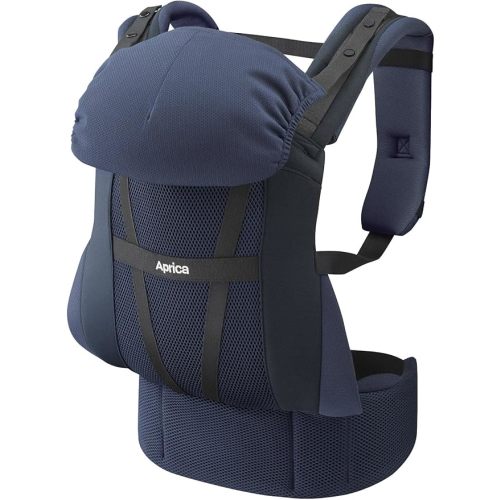 Aprica 39388 Colan Hug Light Baby Carrier, Can be Used for Newborns 0 to 36 Months, Horizontal Hugging, 5-Way (Navy) : Baby