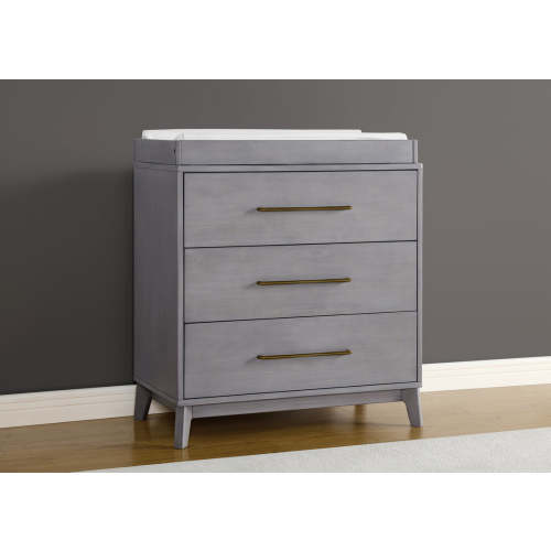 Spencer 3 Drawer Dresser with Changing Top and Interlocking Drawers | Delta Children