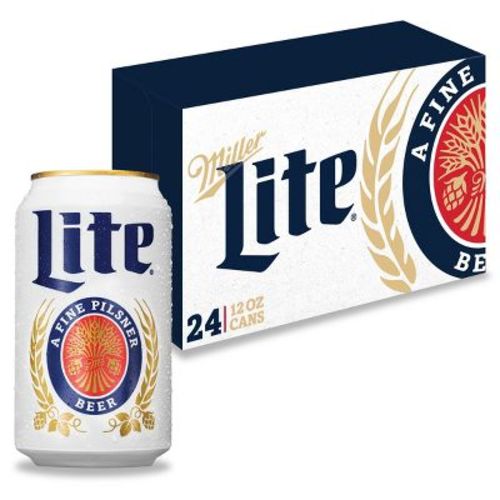 Miller Lite Beer- 24pk/12 Fl Oz Cans