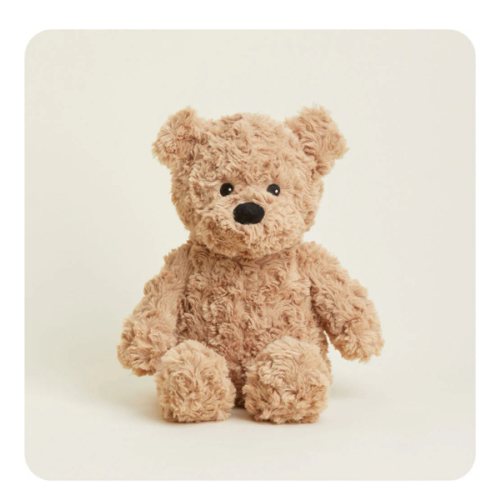 Brown Curly Bear Warmies | Microwavable Brown Curly Bear Warmies Stuffed Animal | Warmies USA