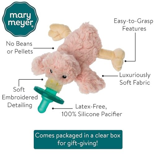 Mary Meyer WubbaNub Infant Pacifier, 6-Inches, Blush Putty Duck - 1 Count (Pack of 1)