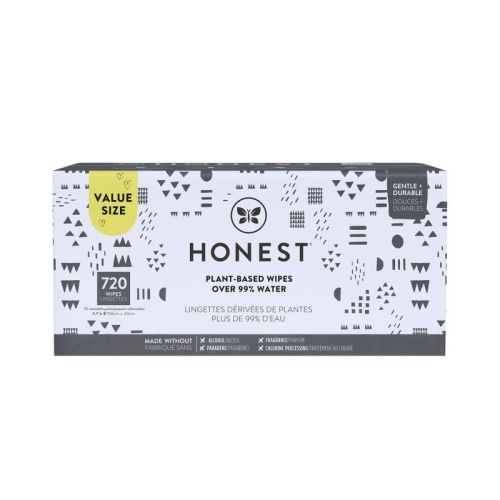 The Honest Company Plant-Based Baby Wipes made with over 99% Water - Pattern Play (Select Count)