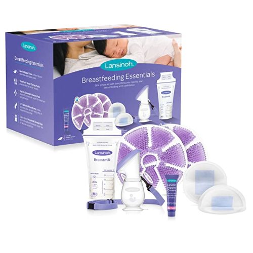 Lansinoh Breastfeeding Essentials for Nursing Moms - Essential Set