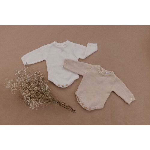 Baby knit romper romper | knit baby clothes | newborn knits | baby photoshoot outfit | neutral baby knits | baby cotton clothing