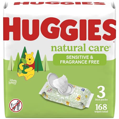 Huggies, Natural Care Soft Pack Refill, 56 Count