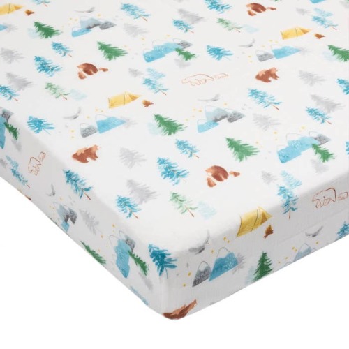 Muslin Crib Sheet
Color: Secret Garden