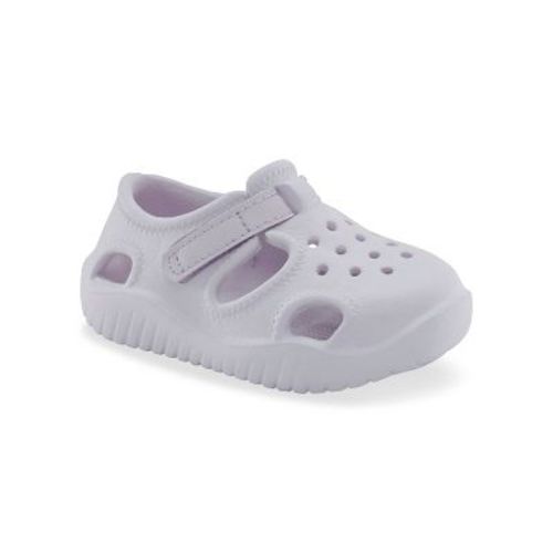 Carter's Just One You®️ Toddler Girls' Toby First Walker Closed Toe Sandals - Purple 3: Slip-On, Breathable Upper, Flexible Outsole