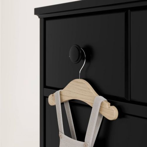 Storkcraft Moss 6-Drawer Double Dresser - Black