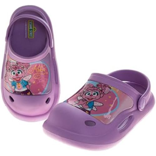Josmo Kids Minnie Mouse Stitch Frozen Sesame Street Clog Sandal Waterproof Slip-On Slides for Girls Size 3-4 Infant 5-10 Toddler 11-12 Little Kid