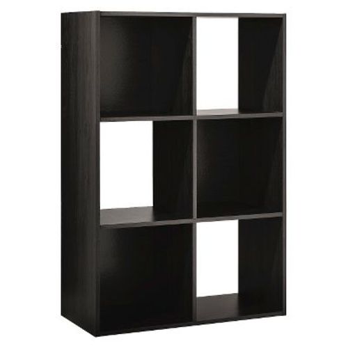 11" 6 Cube Organizer Shelf White - Room Essentials™: Bookshelf Storage Cubes, Bookcase Cubbies, 3 Shelves