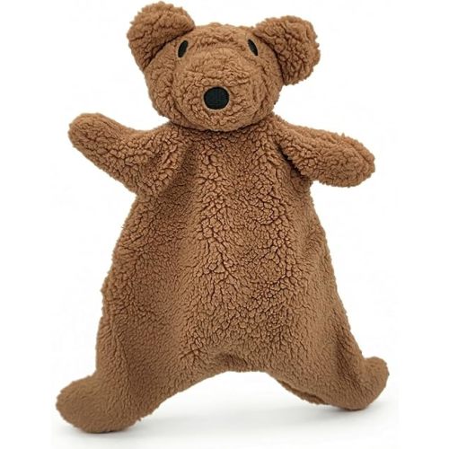 Bear Loveys for Babies,Soft Security Blanket for Boys or Girls, Lovey Comforter Toy, Stuffed Animal Lovey Blanket, Baby Shower/Nursery Gift