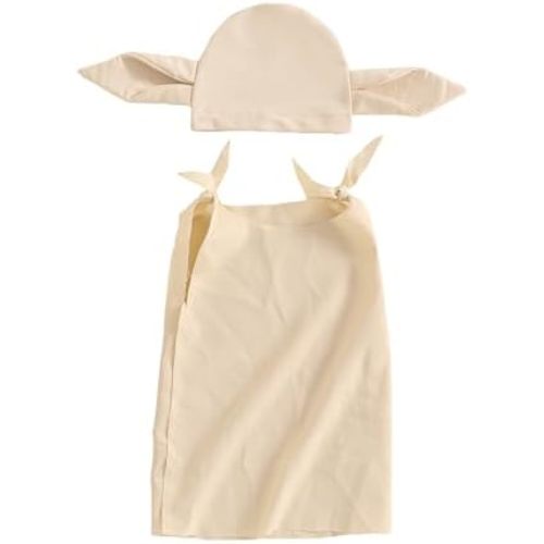 Baby Dobby Halloween Costume Infant Toddler Boy Girl Costumes Ripped Robe And House Elf Hat With Ears