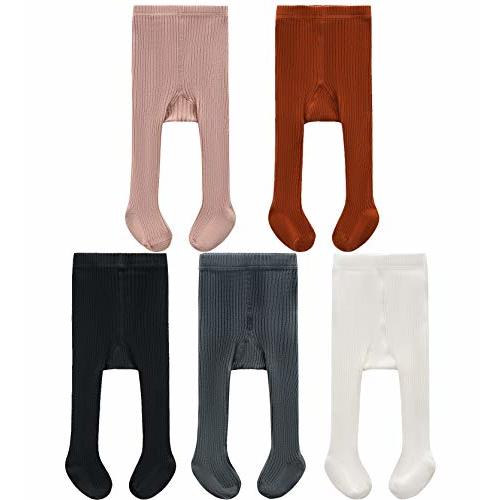 CECORC Baby Girls Tights Toddler Cable Knit Leggings Thick Cotton Infant Stockings Pantyhose 1-10T