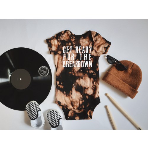 Get Ready For The Breakdown | Baby Bodysuit | Metal Alt Band Parody | Trendy & Alternative Style For Your Little Rockstar!