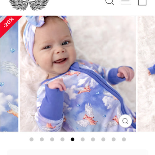 When Pigs Fly - Best Baby Bamboo Footies