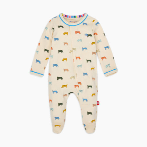 Magnetic Me Organic Cotton Footie - Le Tigre, 0-3 M