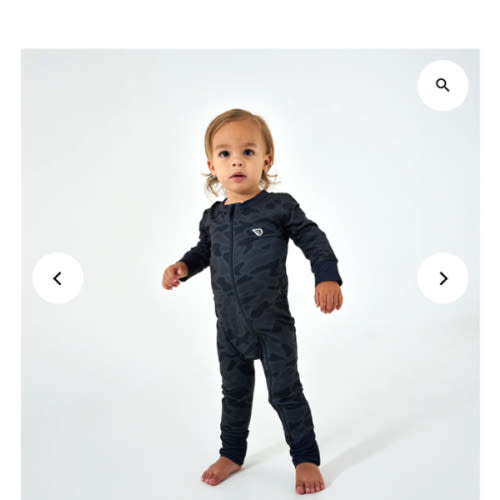 Baby Zip Up - Black Camo – BURLEBO